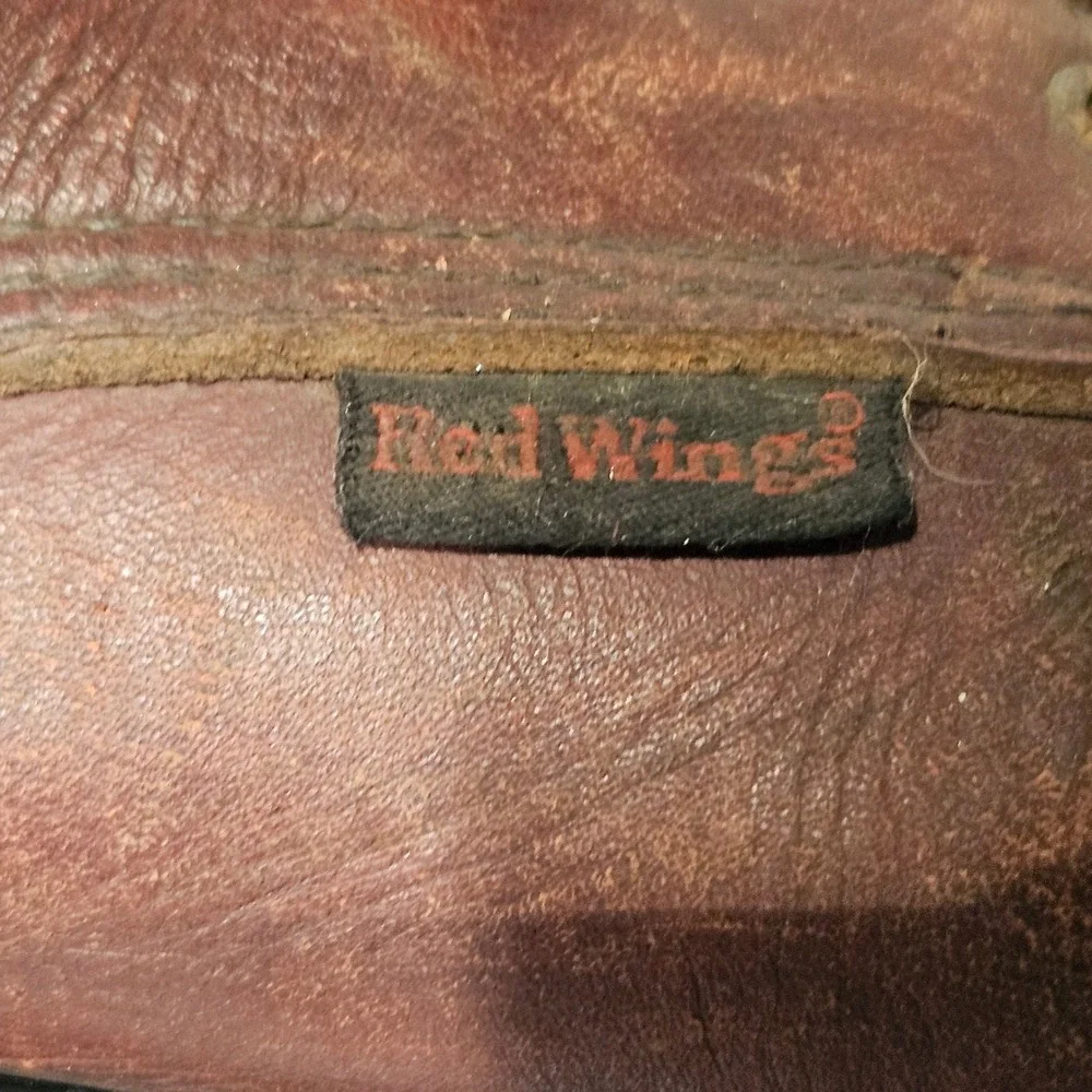 Red Wing 914 Work Boots Mens 13 Brown Leather Gore-Tex Waterproof EH Made in USA